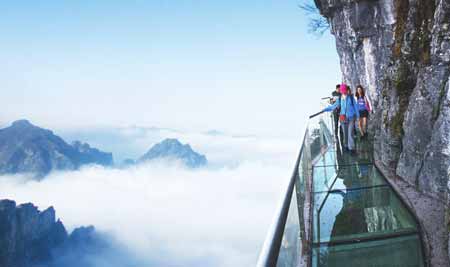 長沙出發(fā)到張家界天門山、玻璃棧道、天門洞一日游