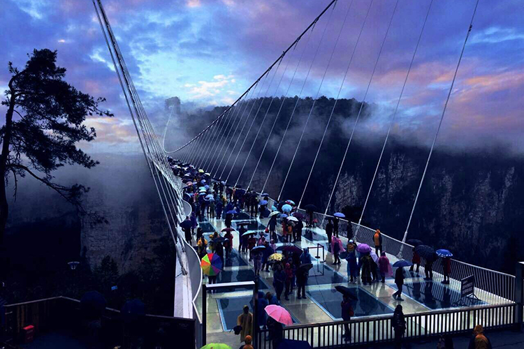 長沙出發(fā)到張家界玻璃橋、天門山、玻璃棧道、鳳凰古城3日游